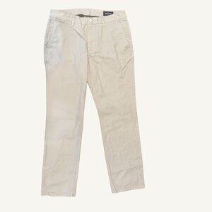 Bonobos Slim Chinos 32x30 Sandstone Italian Slide Snap